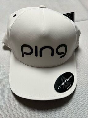 Ping white and grey hat NWT